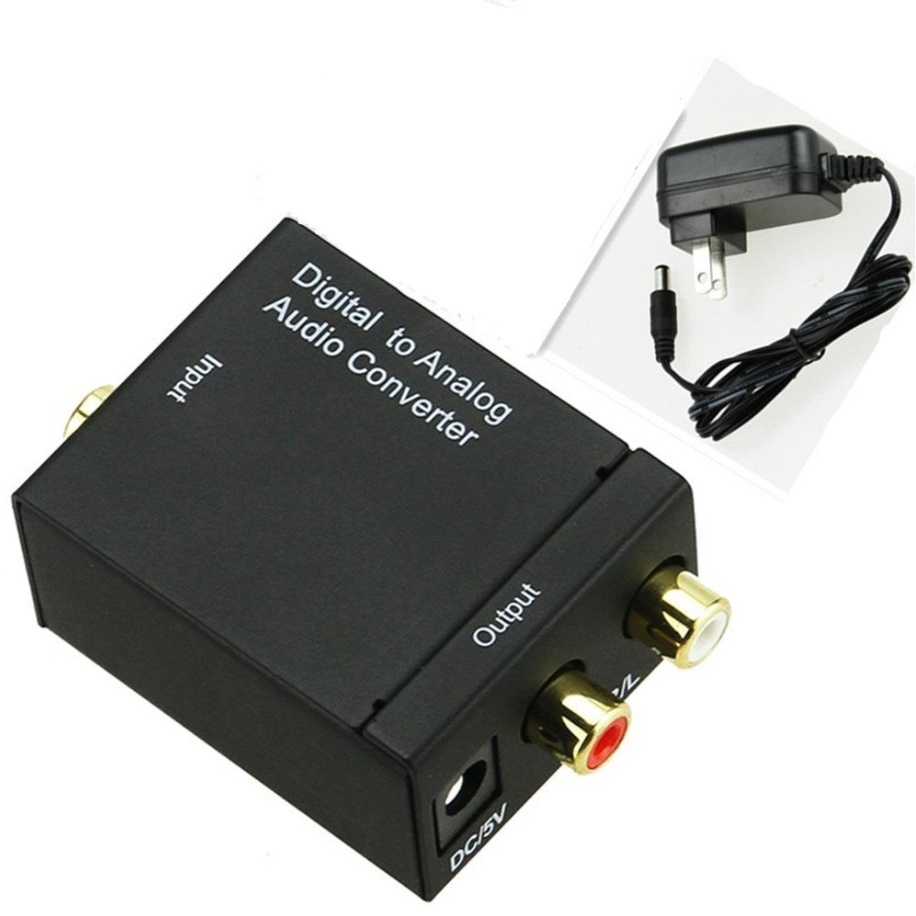 ตัวแปลงสัญญาณ Optical / Coaxial เป็น RCA Digital Coaxial To RCA Audio ...