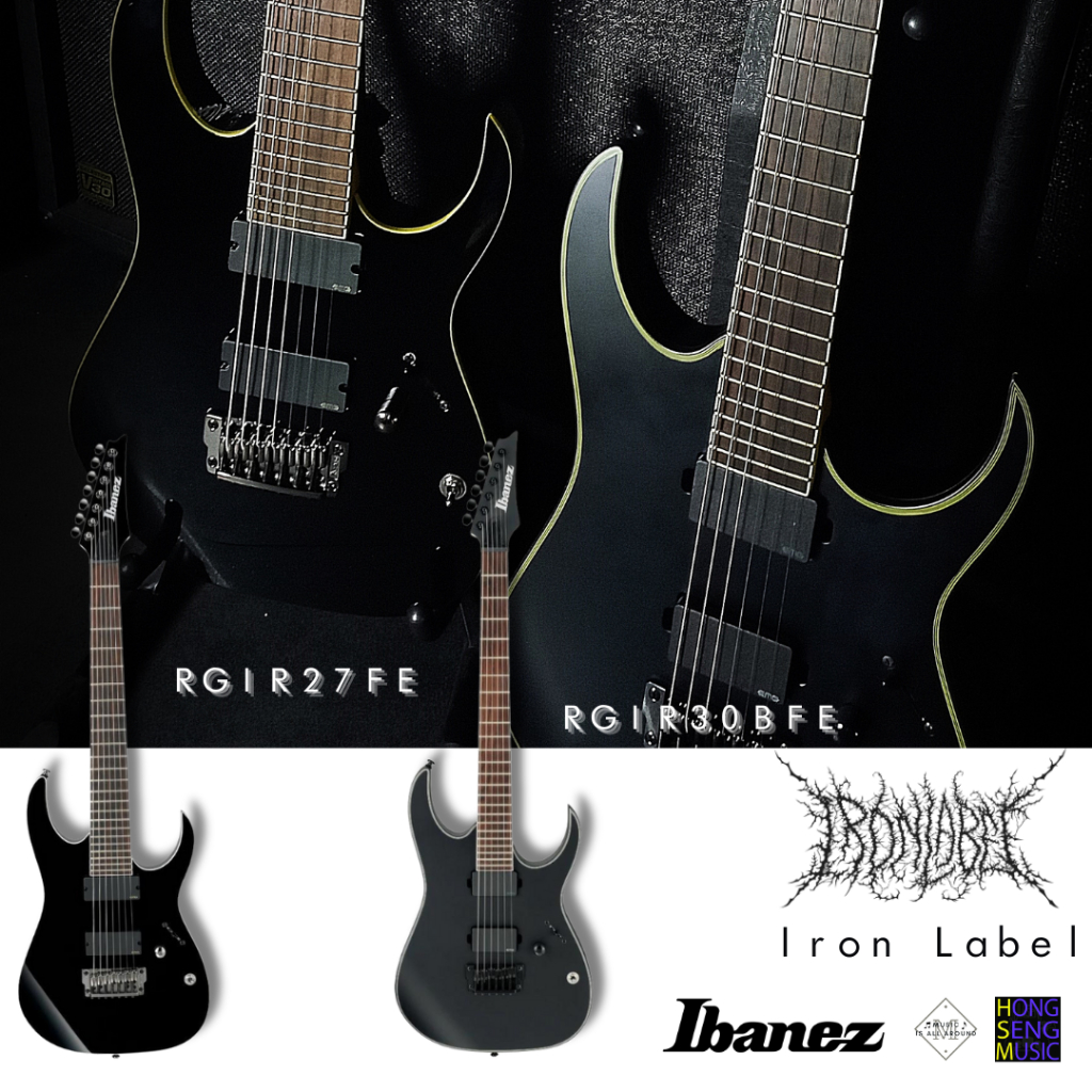 กีต้าร์ไฟฟ้า Ibanez IRON LABEL Series Pickup EMG RGIR30BFE 6 กีต้าร์ไฟฟ้า Ibanez IRON LABEL Series Pickup EMG RGIR30BFE 6