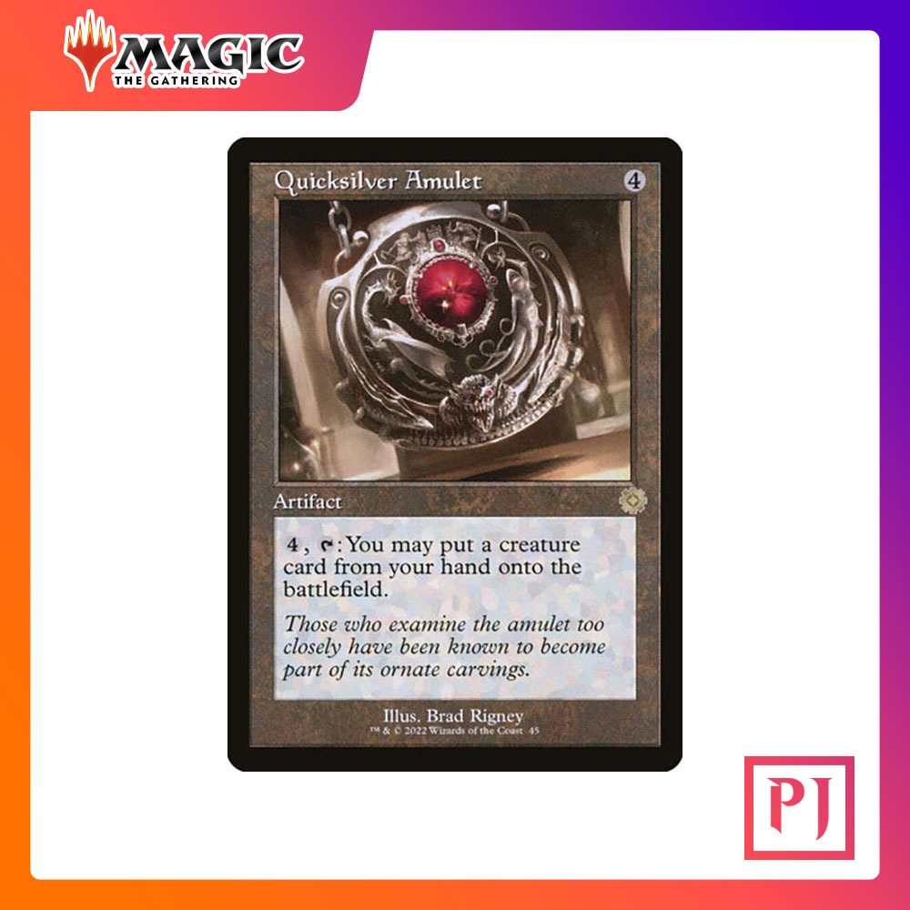 [MTG] Quicksilver Amulet (#045) (Retro Frame) [BRO] [ARTIFACT] [RARE ...