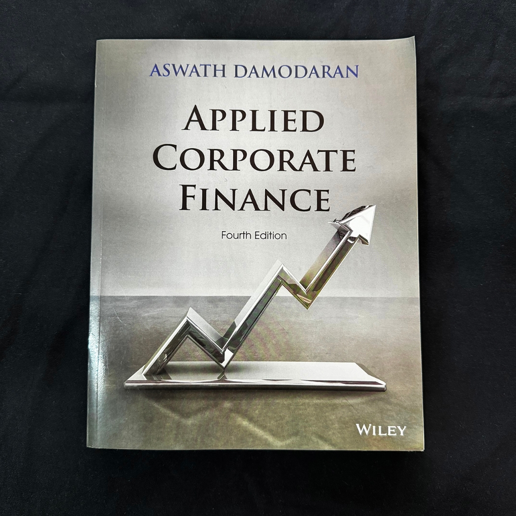 หนังสือ Applied Corporate Finance, 4th Edition / Aswath Damodaran มือสอง สภาพดี | Shopee Thailand