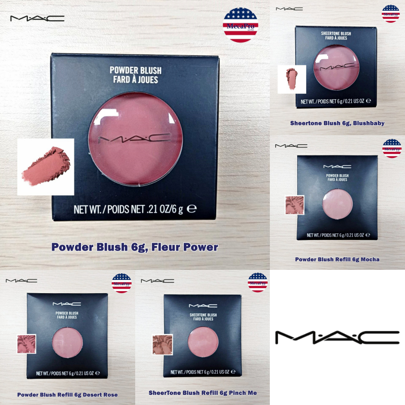 M.A.C® Powder or Sheer Tone Blush and Refill 6g แมค บลัชออน เนื้อแป้ง ...