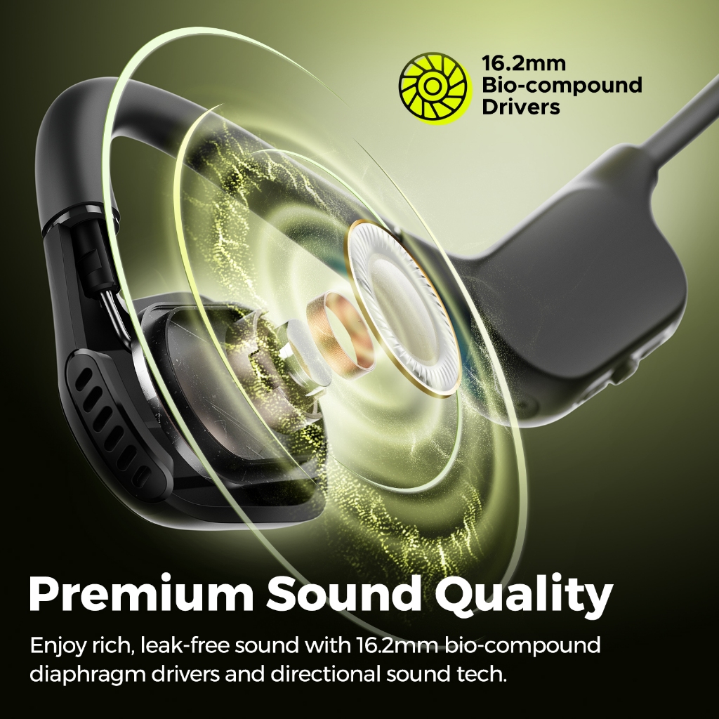 SoundPEATS RunFree Lite2 หูฟังบลูทูธ Open Ear Bluetooth 5.3 หูฟังไร้สาย หูฟังทรง Sport รุ่นใหม่