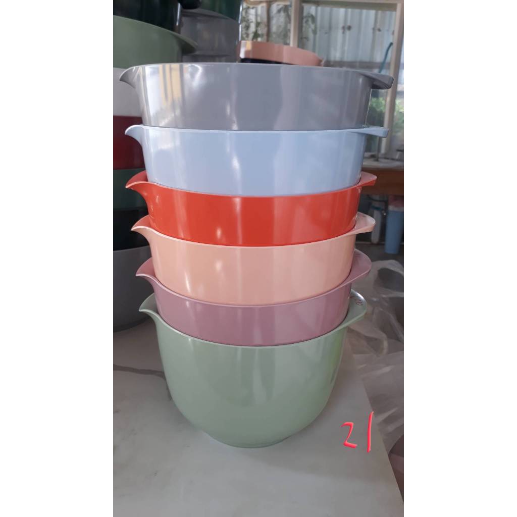 ผ่อนได้ ขายส่ง 10 ใบ ***** โถผสม อาหาร 7 นิ้ว *คละสี เทียบเท่า 2L ชาม ...