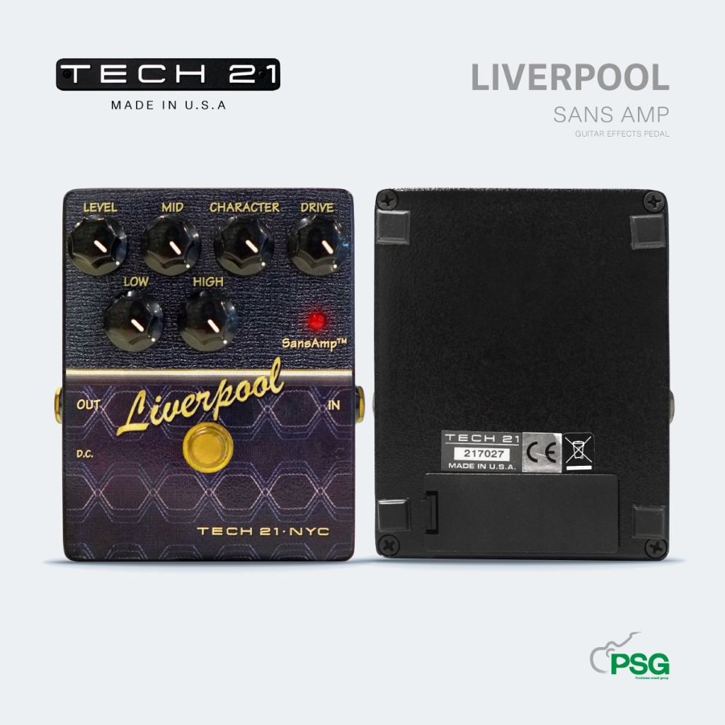 TECH 21 LIVERPOOL SANSAMP GUITAR EFFECTS PEDAL | Shopee Thailand