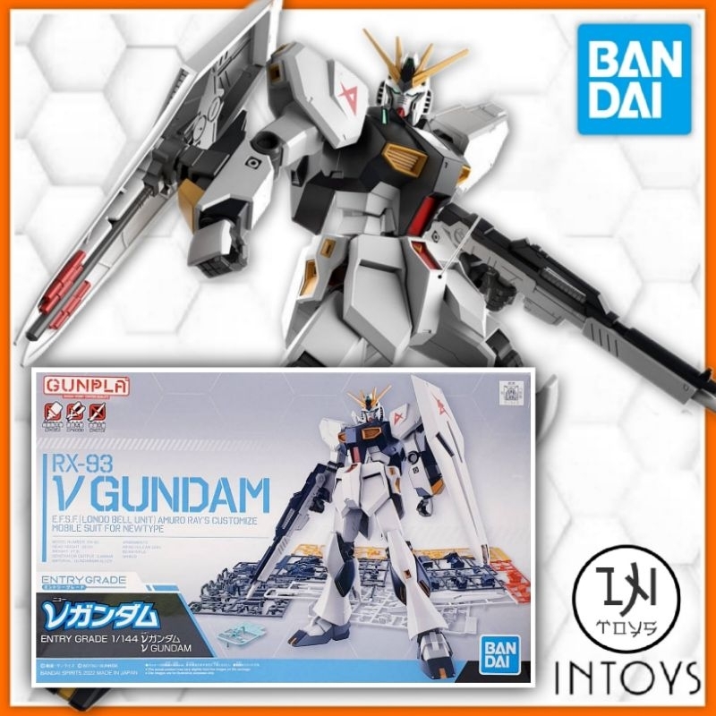 BANDAI - (1/144) ENTRY GRADE RX-93 Νu GUNDAM / v GUNDAM (Gunpla/Gundam ...