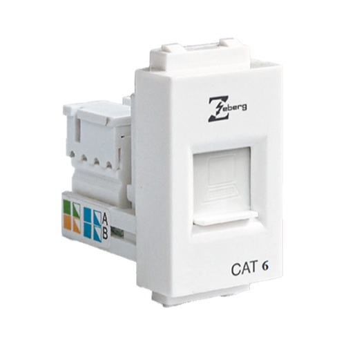Zeberg ปลั๊กคอมพิวเตอร์ LAN CAT5E-CAT6 ZBG 2488 และ ZBG805K-C6 | Shopee ...