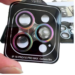 ฟิล์มกระจกเลนส์กล้องสำหรับไอโฟน for iPhone 11 12 13 14 15 Pro Max 13 Mini 12 Mini Pro Max 15 Plus ฟิล์มกล้อง Camera Film