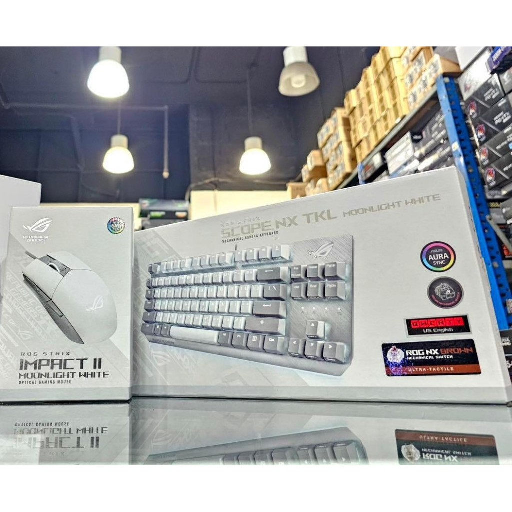 ASUS P516 ROG Strix Impact II Moonlight Gaming Mouse + KEYBOARD ...
