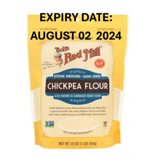 Chickpea Flour (Garbanzo Bean Flour) Gluten Free, Keto 454g. แป้ง ถั่วลูกไก่ กลูเตนฟรี คีโต