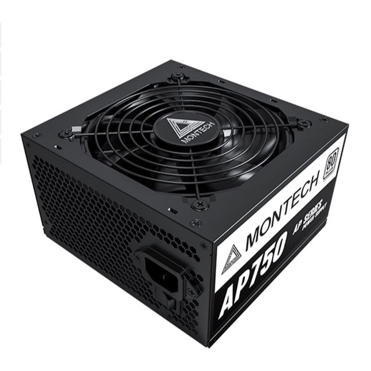 POWER SUPPLY (อุปกรณ์จ่ายไฟ) MONTECH AP 750W - 750W 80 PLUS (BLACK ...