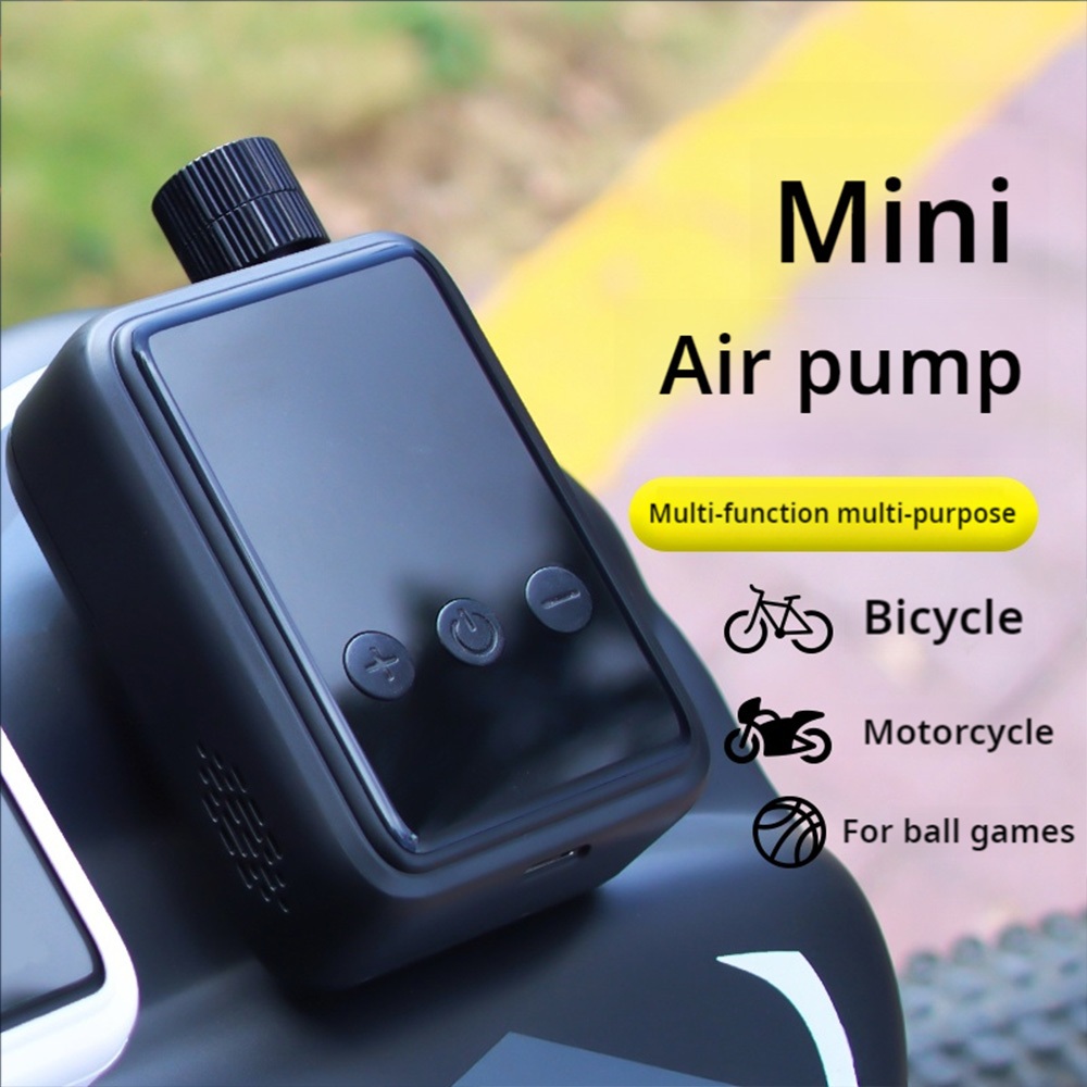 130psi Mini Electric Air Pump Bicycle Cordless Inflator Presta Valve ...