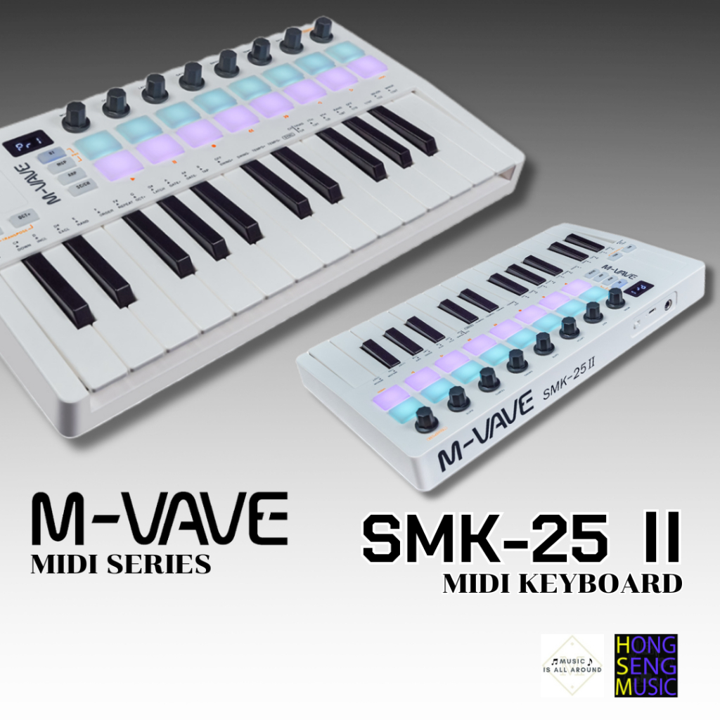 M-VAVE MIDI SERIES รุ่น SMK-25II MIDI KEYBOARD | Shopee Thailand