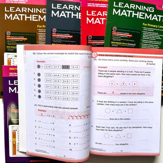 Learning Mathematics Singapore Math SAP workbook Maths Large size ...