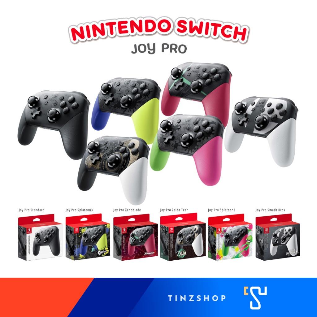 [จอยโปรแท้] Nintendo Switch Joy Pro Controller ของแท้ : Joy Pro Zelda ...