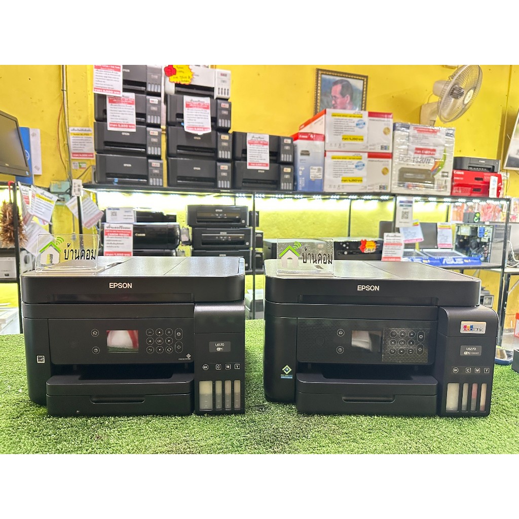 ปริ้นเตอร์ Ink (All-in-one) EPSON L6170+InkTank มือสองพร้อมใช้งานสวยๆ ...