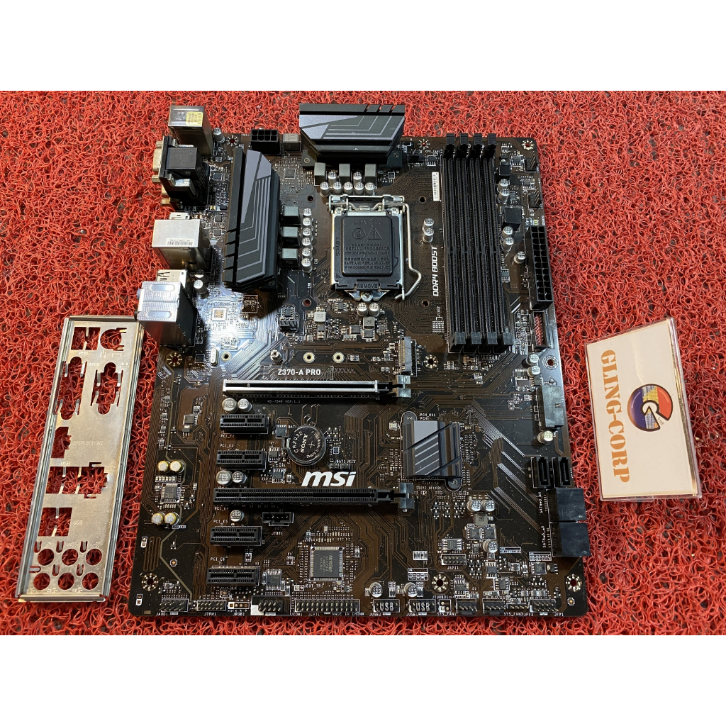 LGA1151 V2 MAINBOARD MSI 300S RAM 4 SLOT - หลายรุ่น / Z370 / Z390 ...