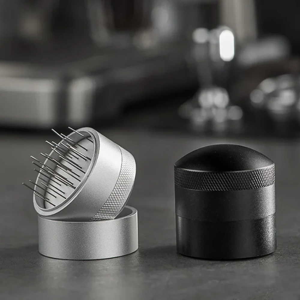 พร้อมส่ง!! Coffee Needle Tamper แทมเปอร์เข็ม เกลี่ยผงกาแฟ 51/58mm. สีดำ ...