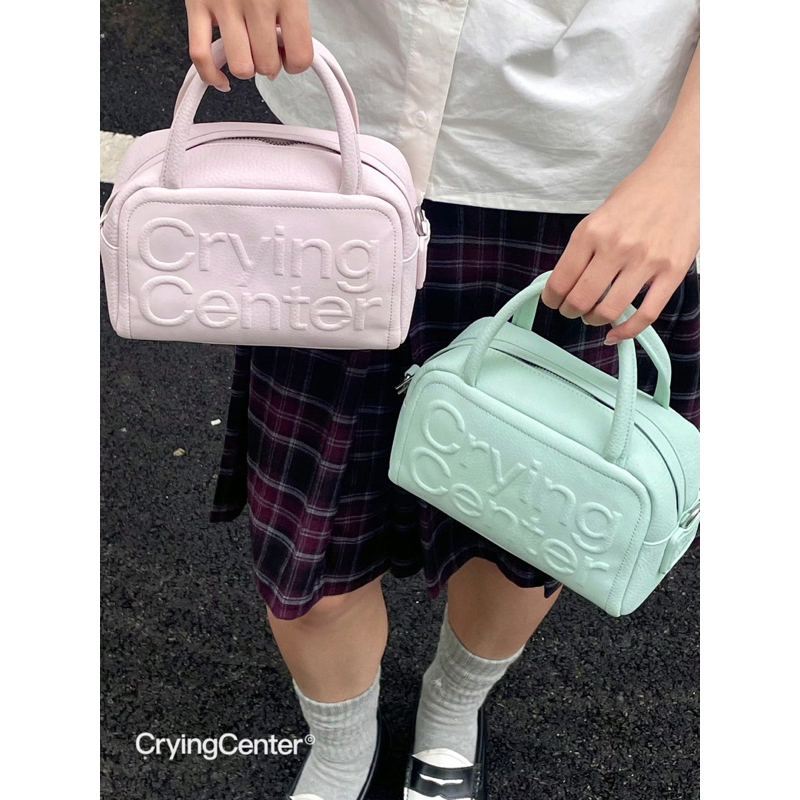 CryingCenter กระเป๋าสะพายข้าง/ครอสบอดี้ Biscuits Boston Pastel