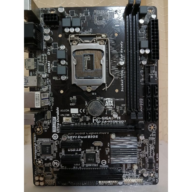 Mainboard 1150 GIGABYTE H97M-HD3 รองรับ Intel Gen4 | Shopee Thailand
