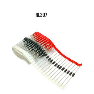10ชิ้น ไดโอด RL207 Silicon rectifier diode 2A 1000V | Shopee Thailand