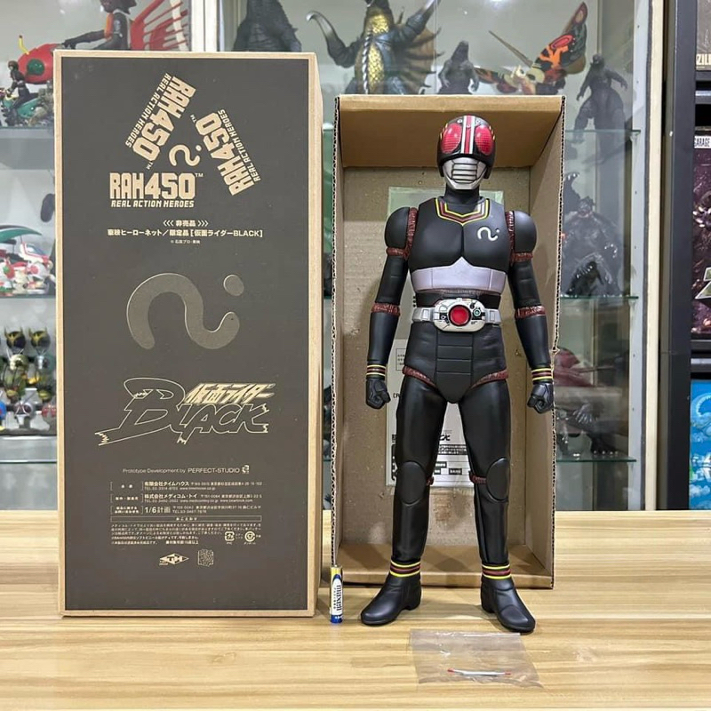 MEDICOM TOY Toei Hero Net limited RAH450 Masked Rider BLACK Figure From ...