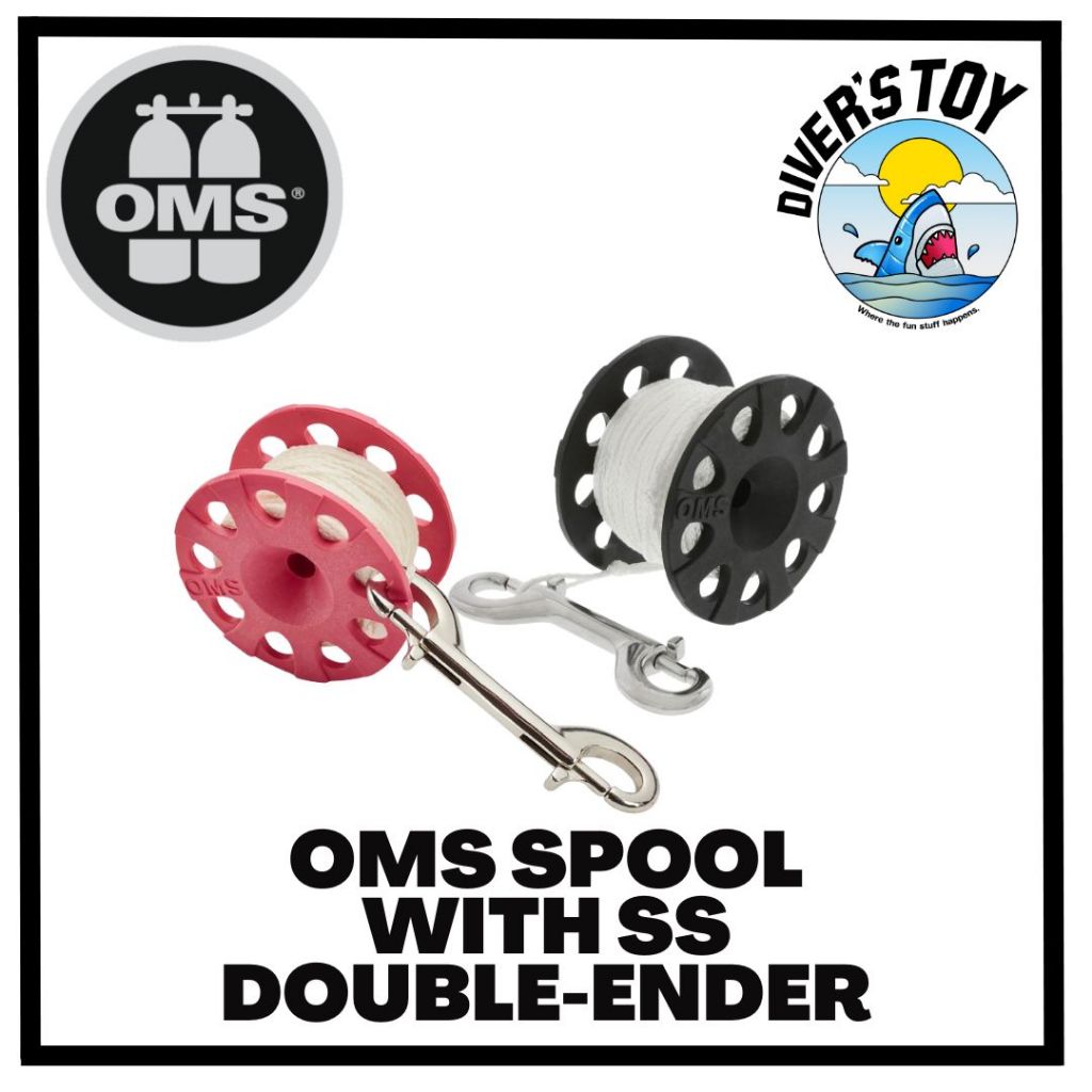 รอกดำน้ำ OMS Spool with SS Double-Ender Reel | Shopee Thailand