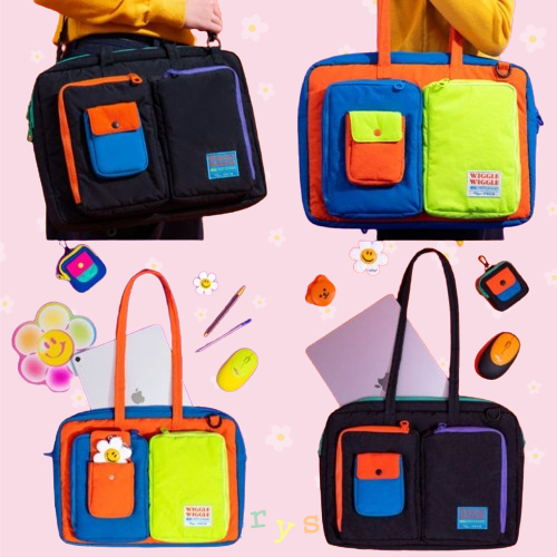 ( พร้อมส่ง ) Wiggle Wiggle Laptop 2Way Bag กระเป๋าโน๊ตบุ๊ค 15 นิ้ว ...