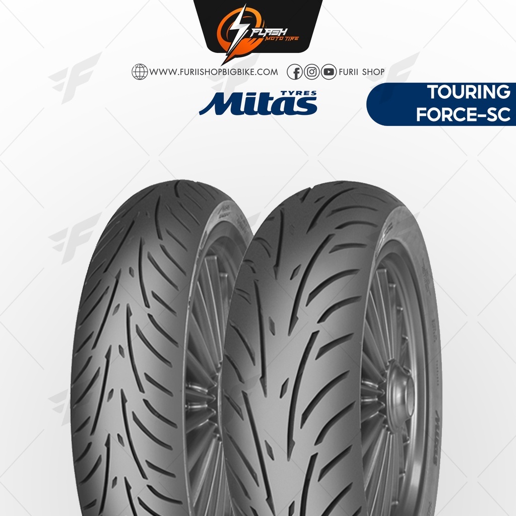 Pneumatico Mitas Touring Force-SC 140/70-14 68S TL Per Scooter – Ottima Aderenza E Durata