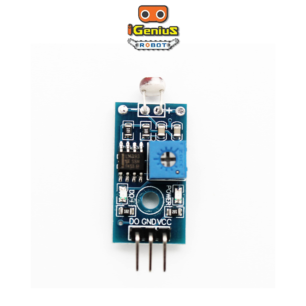 เซ็นเซอร์ตรวจจับแสง LM393 Photosensitive Light-Dependent Control Sensor ...