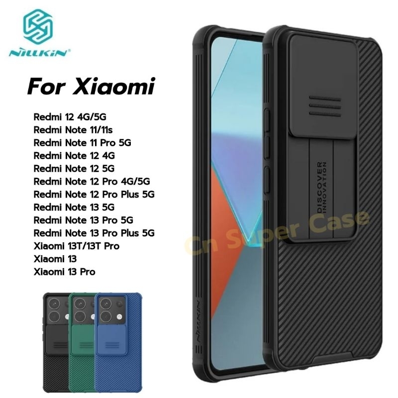 NILLKIN เคส สำหรับ Xiaomi 13T Pro/13T/Redmi Note 13/Note 13 Pro/Note 13 ...