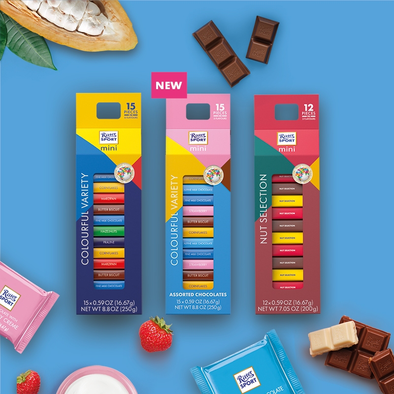 Ritter sport mini มี 2 รส | Shopee Thailand
