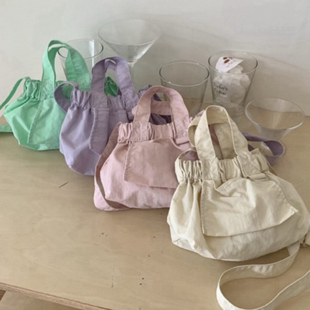 พร้อมส่งในไทย กระเป๋าสะพายทรงขนมจีบ กระเป๋าขนมจีบมินิ | Shopee Thailand