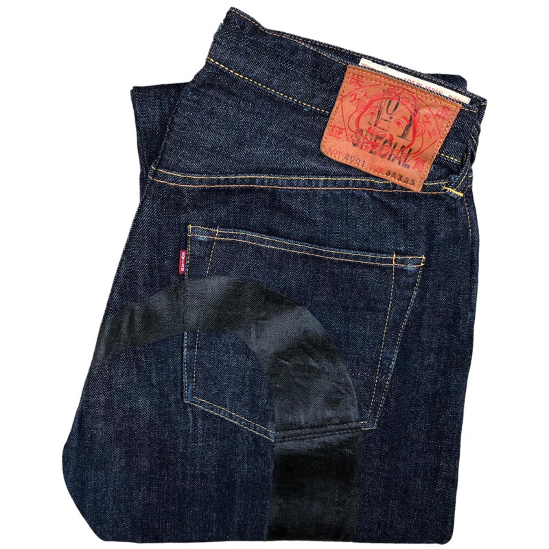 EVISU No.1 SPECIAL Lot.2001 大黒 YELLOW 36×35