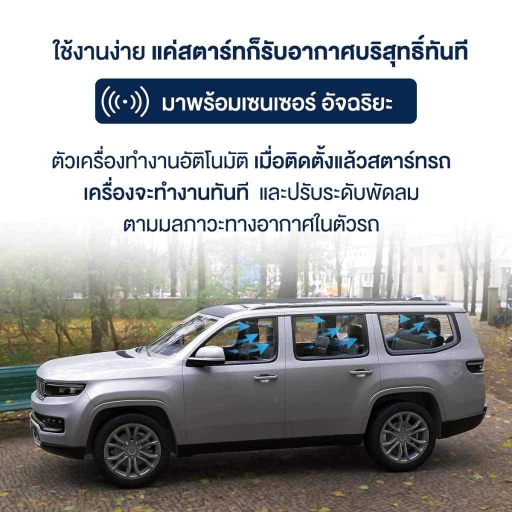 เครื่องฟอกอากาศในรถยนต์