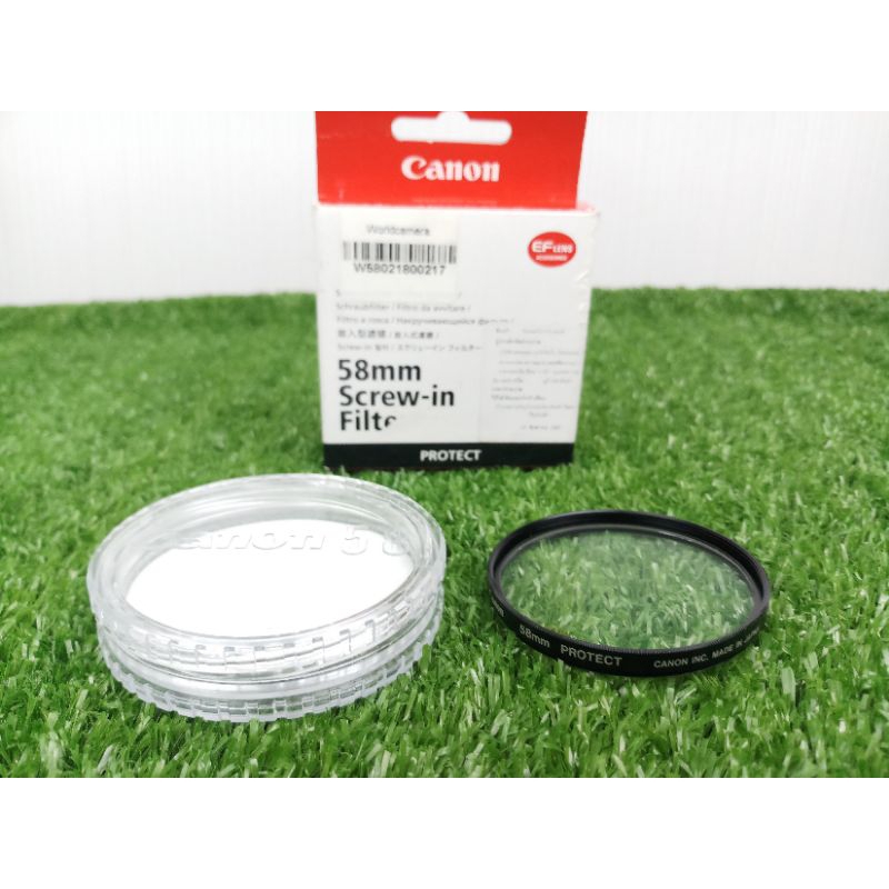 ฟิลเตอร์เลนส์ Canon Protect Screw-in Filter 58mm | Shopee Thailand