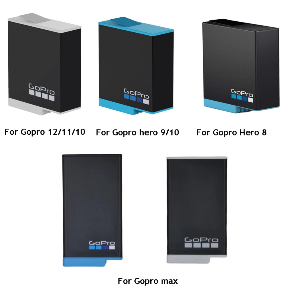 ต้นฉบับ GoPro Battery For gopro Hero 8/9/10/11/12 gopro max battery ...