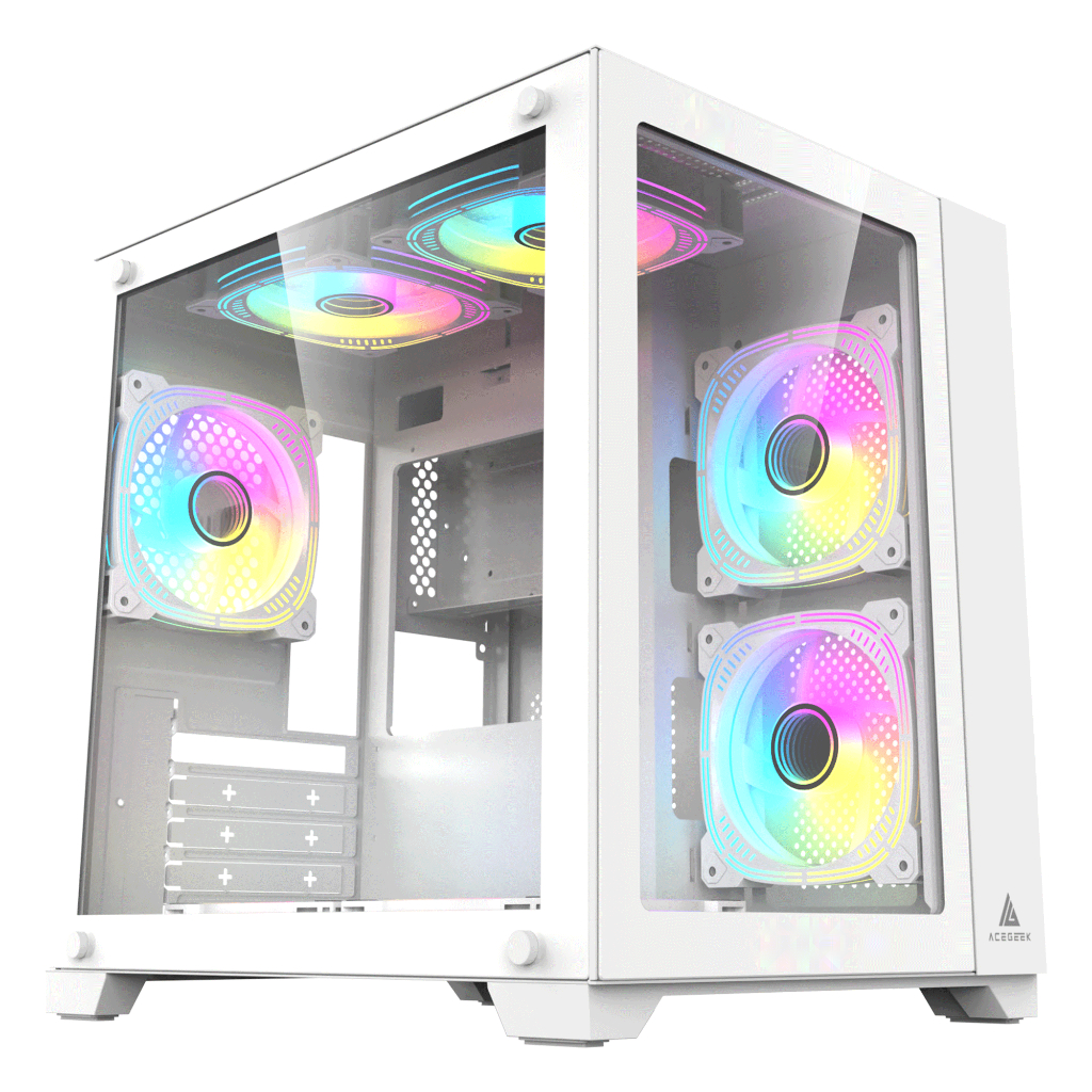CASE Computer ตู้ปลา (มีพัดลม Rainbow ให้ 5 ตัว) ACEGEEK AQUARIUM M345 ...