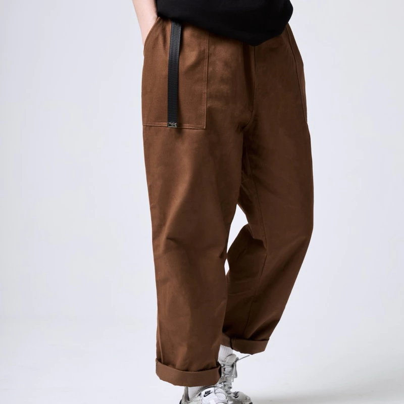 UPPERGOD กางเกงขายาว Pants Camping V.2 มีเข็มขัดล้อค และห่วงห้อยกุญแจ ผ้าหนานุ่ม อย่างดี สีดำ สีเขียวขี้ม้า สีน้ำตาล https://wayoza.com
