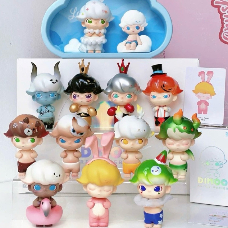 (แบบจุ่ม) โมเดล dimoo retro series box | Shopee Thailand