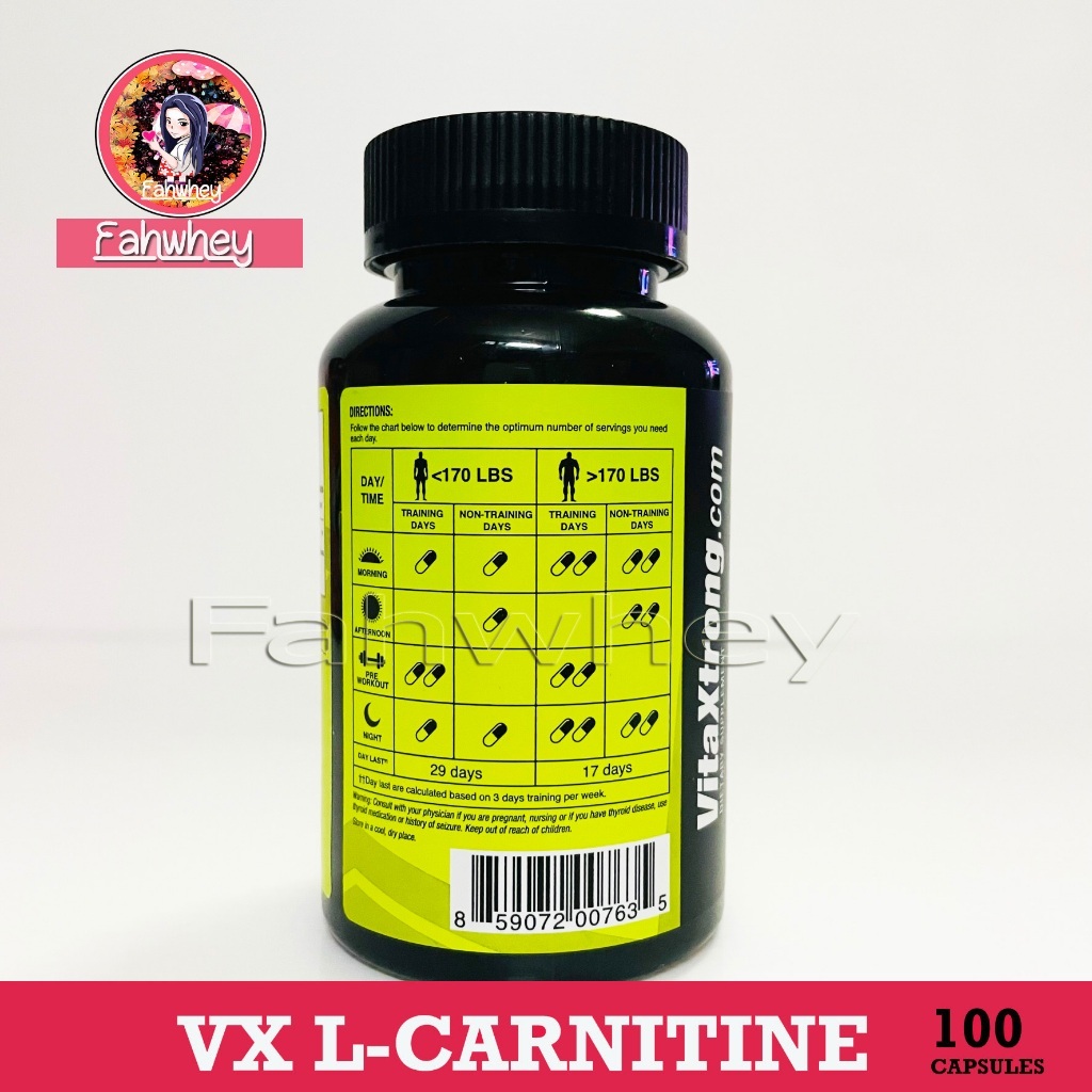 vitaxtrong acetyl l-carnitine x500    carnitine  Vital Nutrients Acetyl L-Carnitine 500mg
