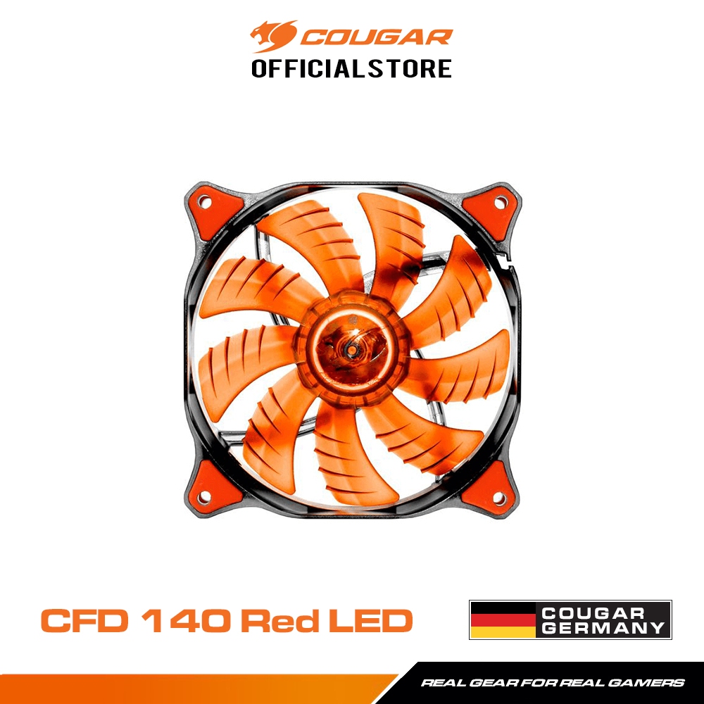 Cougar - Fan Case 140M - CFD 140 Blue LED / CFD 140 Red LED | Shopee ...