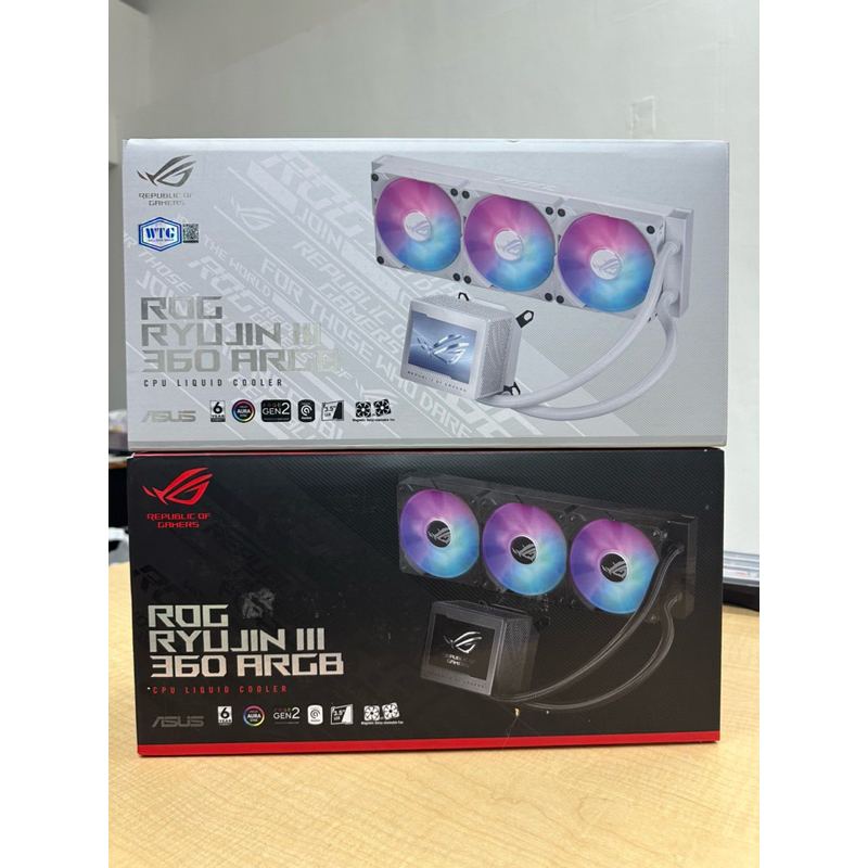 Asus rog ryujin iii 360 argb white/black มือสอง | Shopee Thailand