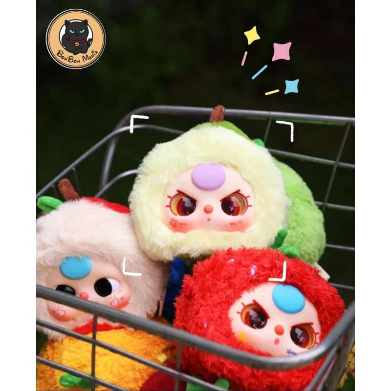 [แบบสุ่ม]Baby Three Plush Doll series Fruit ver. blind box set