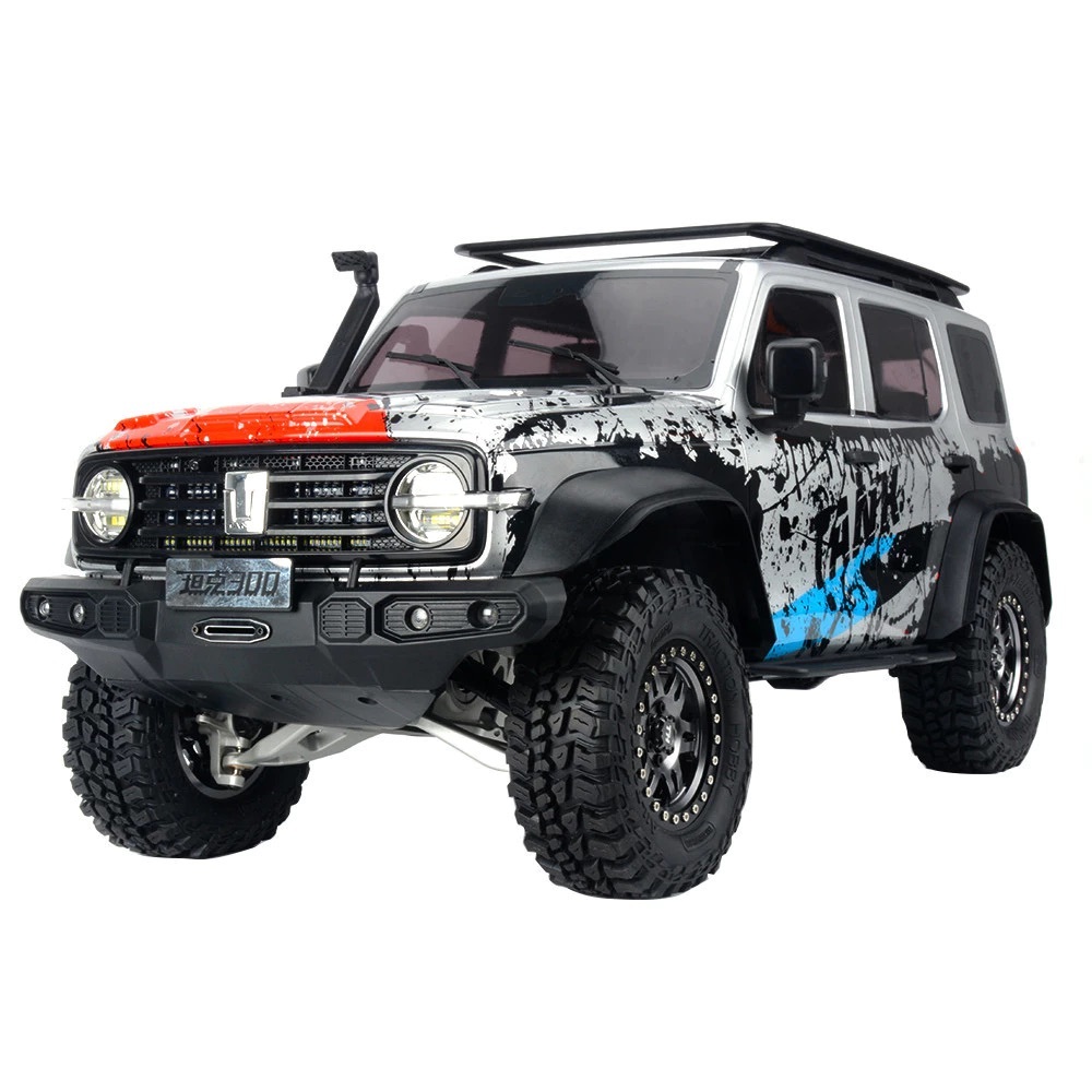 TRACTION HOBBY 1/8スケール TANK300【赤】RTR TRACTION HOBBY KM 1:8 TANK300 Simulação Hard Shell Versão 2.4GHz