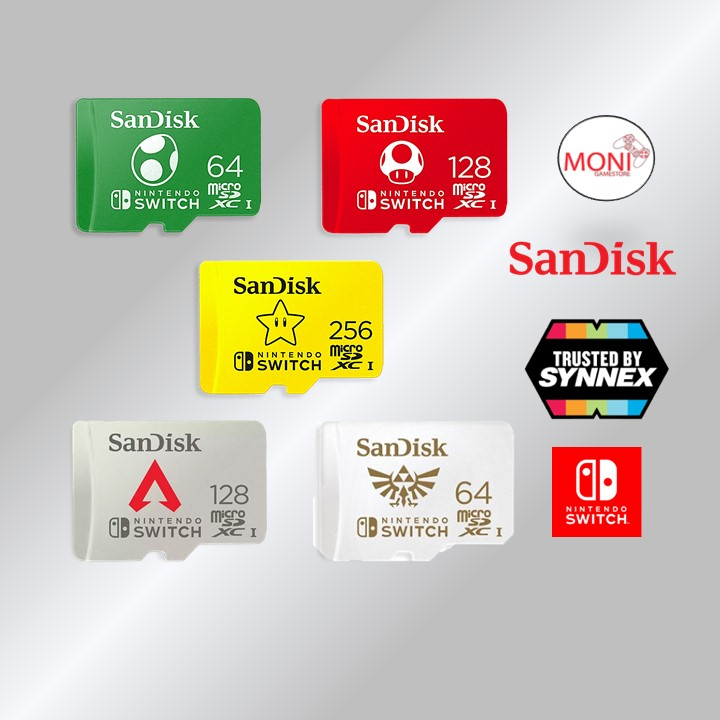 [ใส่โค้ด 10DDXSEPW3 ลดเพิ่ม 10] SanDisk Micro Sd Card SDXC Nintendo