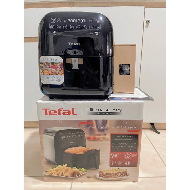 หม้อทอดไร้น้ำมัน tefal2 in 1 ULTIMATE FRY FX202D ความจุ 1.2 กิโลกรัม