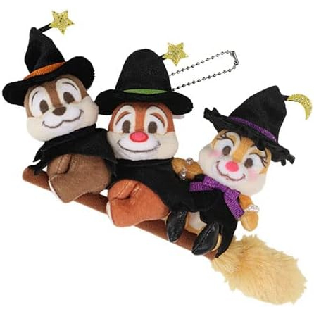 gaia80-chip-amp-dale-amp-clarisse-plush-badge-ค้างคาว-disney-halloween-2022-tokyo-disney-resort-exclusive-วันฮาโลวีน-สินค้าดิสนีย์-ของที่ระลึก