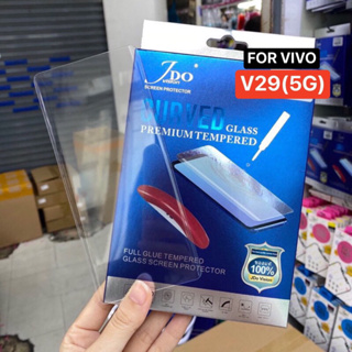 UV NANO🚛ฟิล์มกระจกเต็มจอกาว UVสำหรับ ViVO V29(5G)พร้อมอุปกรณ์ครบ
