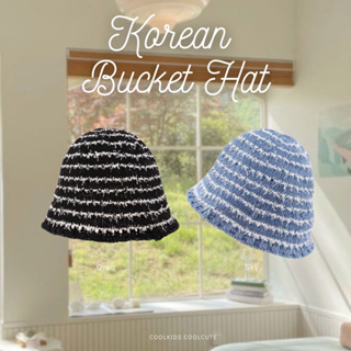 Coolkids.Coolcute | Korean Bucket Hat หมวกบักเกตผ้าถัก เกาหลีเกาใจ