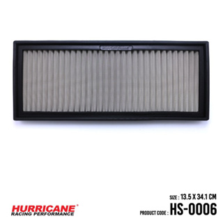 HURRICANE กรองอากาศสแตนเลส , ผ้าแดง Audi , Seat , Skoda , Volkswagen HS-0006